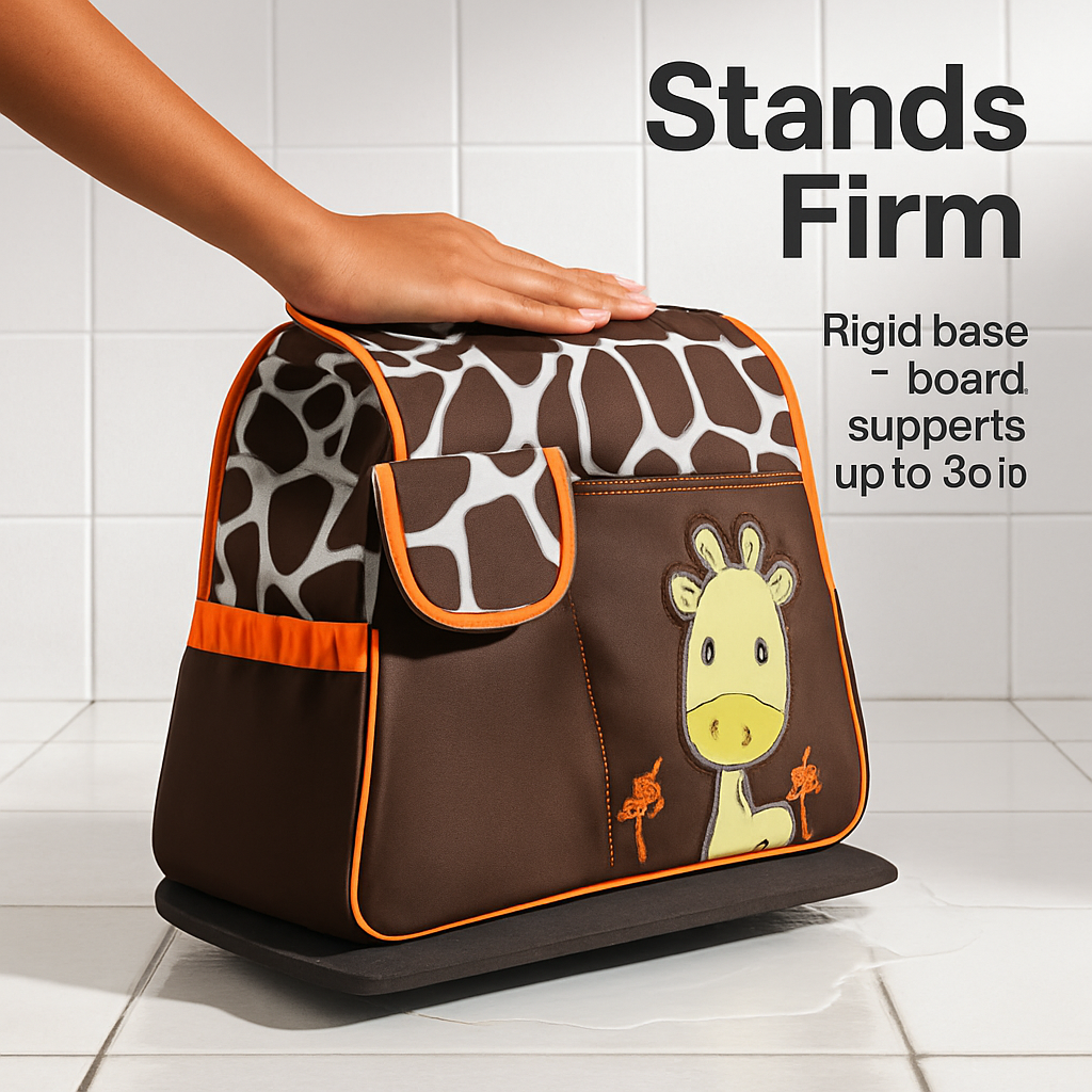 Mummy Diaper Bag with Wipeable Changing Pad, Travel Tote