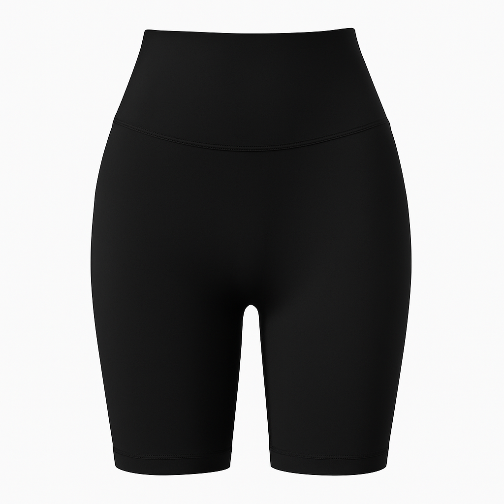 High-Waist Biker Shorts with Tummy Control for Workouts