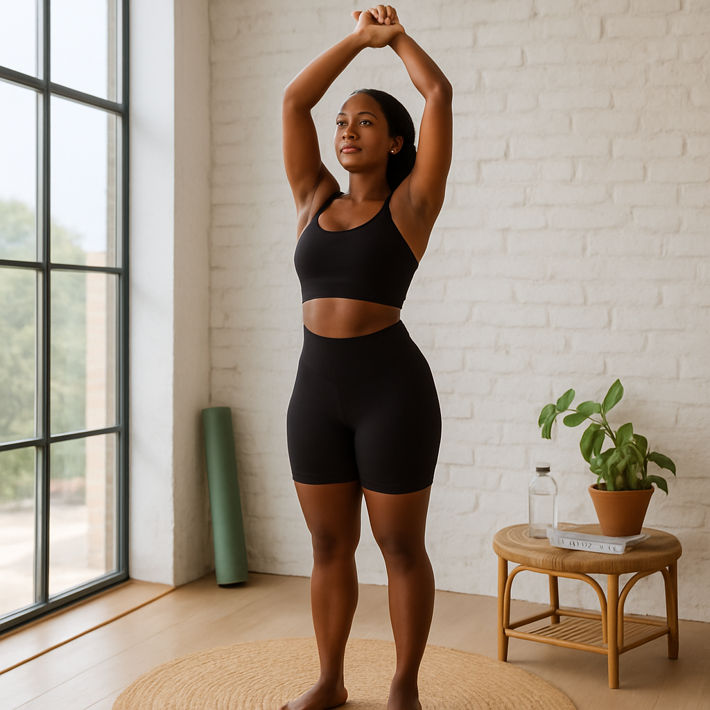High-Waist Biker Shorts with Tummy Control for Workouts