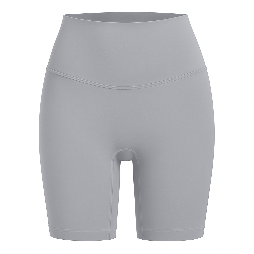 High-Waist Biker Shorts with Tummy Control for Workouts