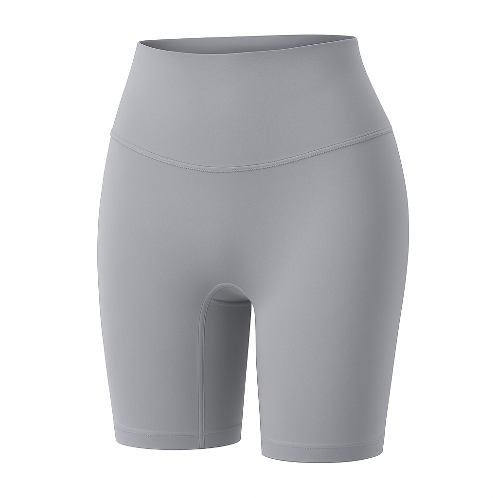 High-Waist Biker Shorts with Tummy Control for Workouts