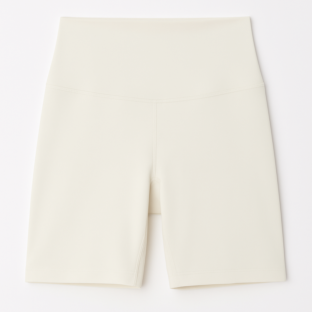 High-Waist Biker Shorts with Tummy Control for Workouts