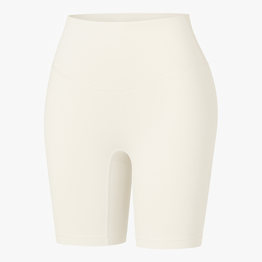 High-Waist Biker Shorts with Tummy Control for Workouts