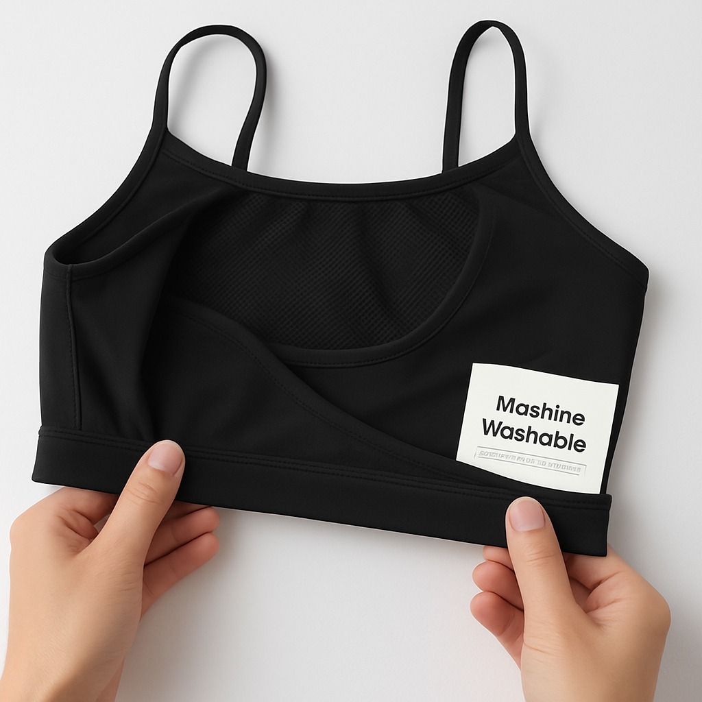 Women Sport Bras with Removable Pads, Low-Impact Square Neck