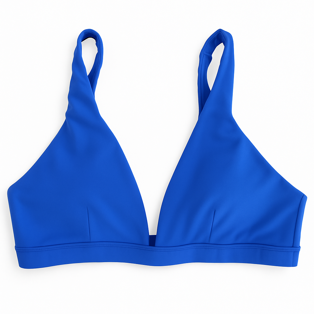 Women Deep V-Neck Sports Bra for Gym - Low-Impact Comfort