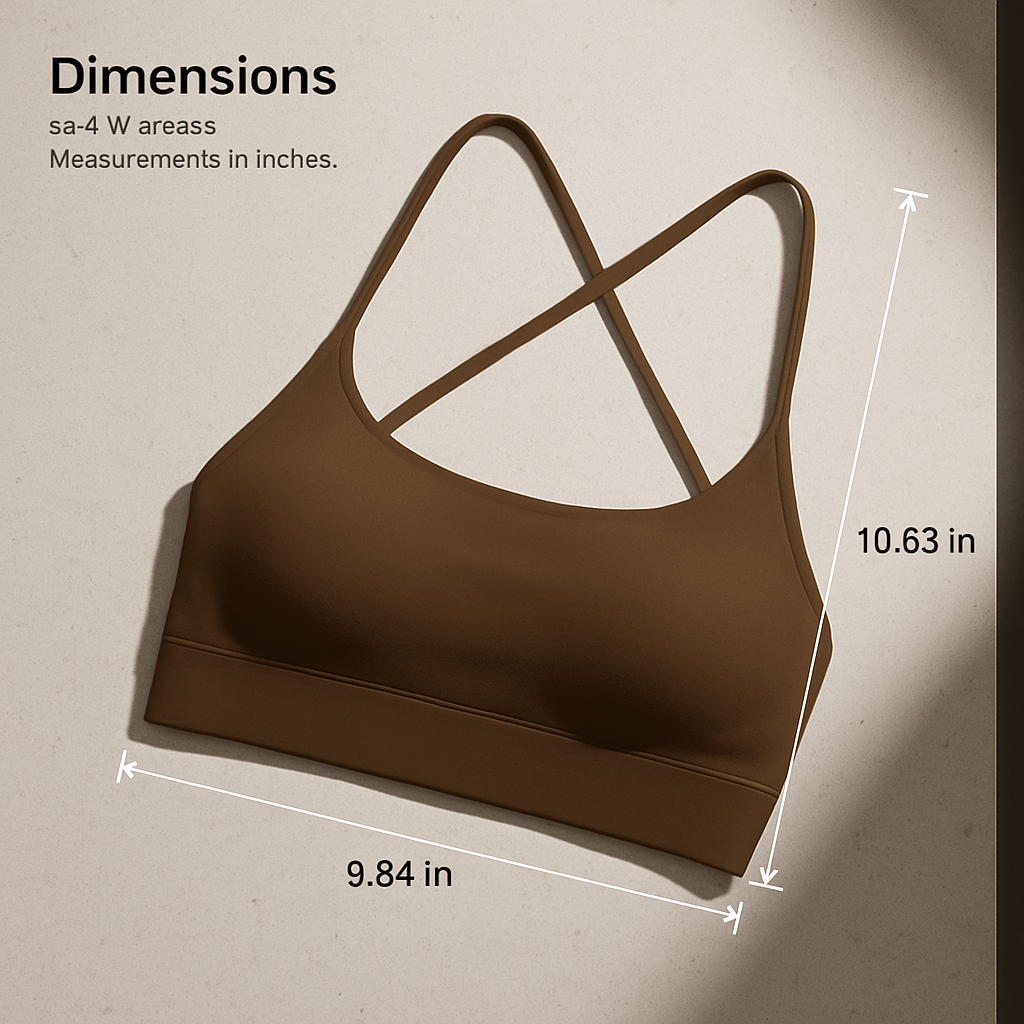 Cross Back Padded Sports Bra with Removable Pads
