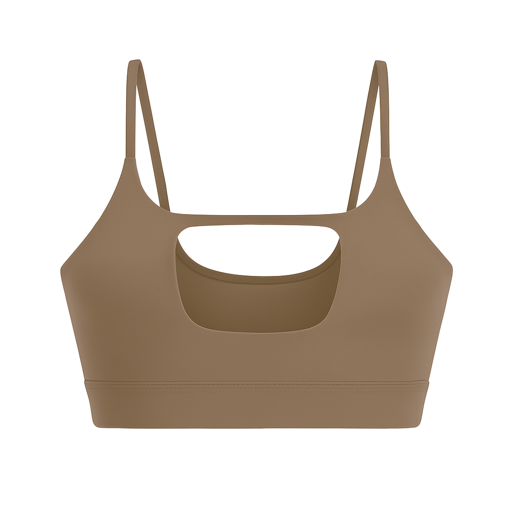 Women Sport Bras with Removable Pads, Low-Impact Square Neck