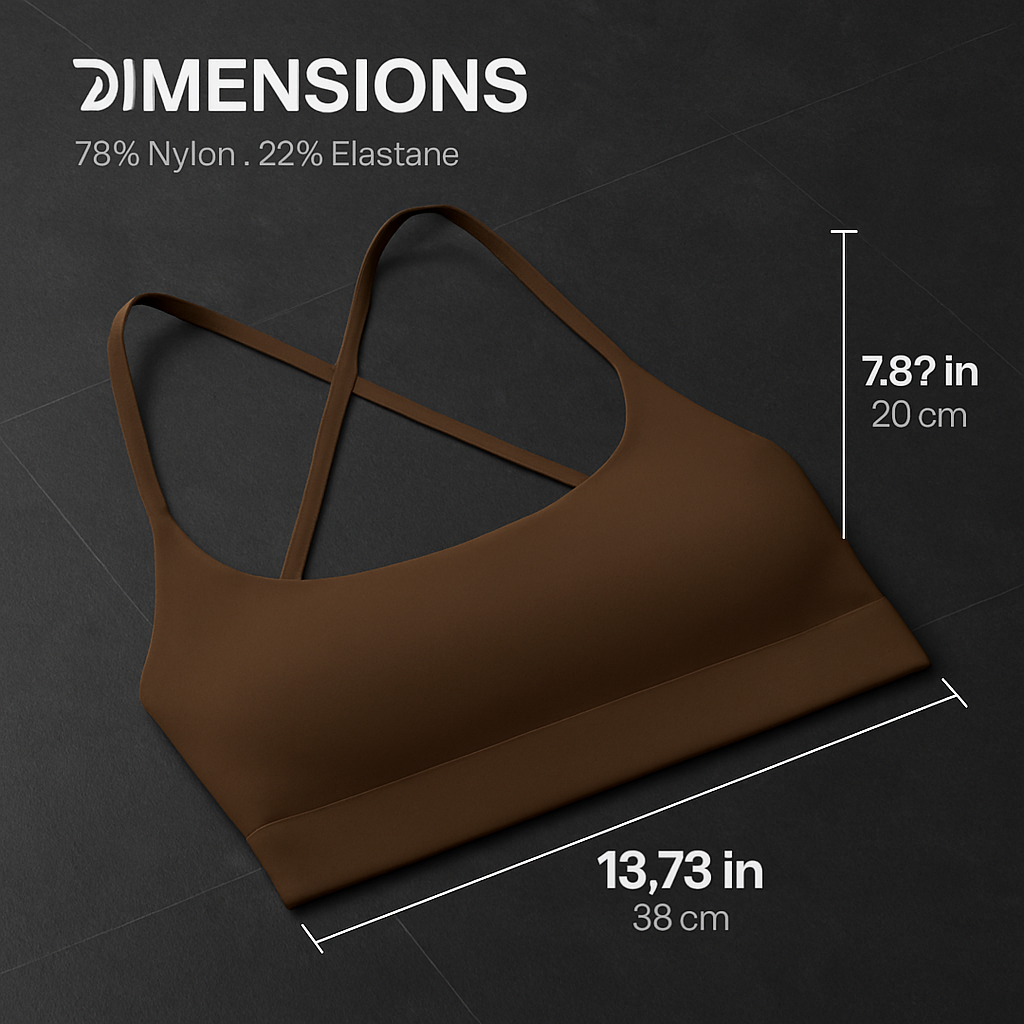 Cross Back Padded Sports Bra with Removable Pads