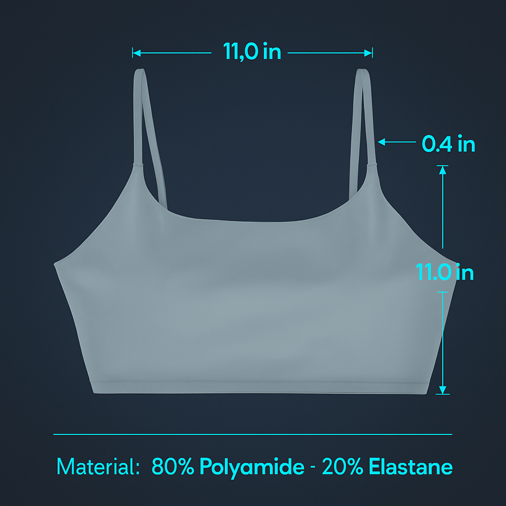 Women Sport Bras with Removable Pads, Low-Impact Square Neck