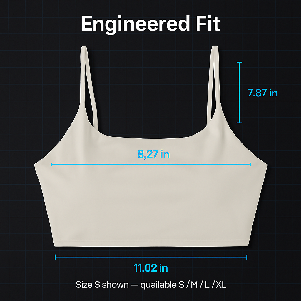Women Sport Bras with Removable Pads, Low-Impact Square Neck