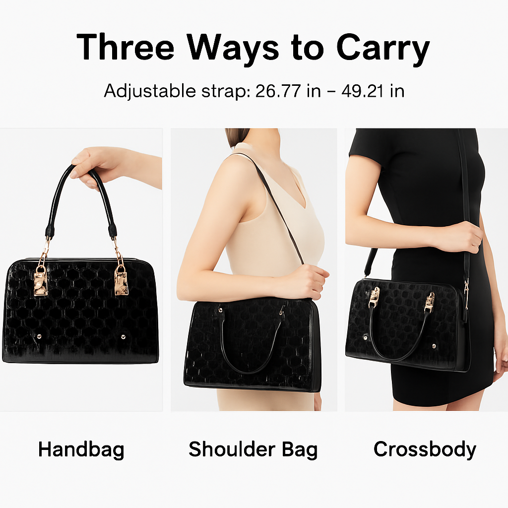 Women\'s Fashion Leather Handbag Lady Purses Tote Bags Shoulder Satchel Crossbody Bags
