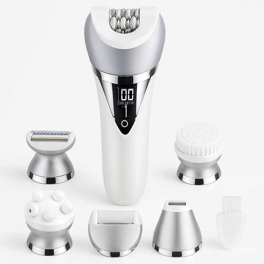 7-in-1 Women's Electric Razor for Hair Removal