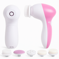 Facial Cleansing Brush Waterproof Face Spin Cleaning Brush with 5 Brush Heads Deep Cleansing Body Facial Brush Set for Gentle Exfoliating Removing Bla