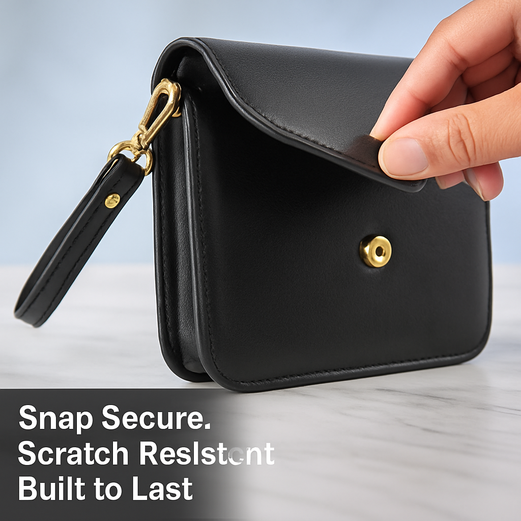 Wristlet Wallet for Women PU Leather Everyday