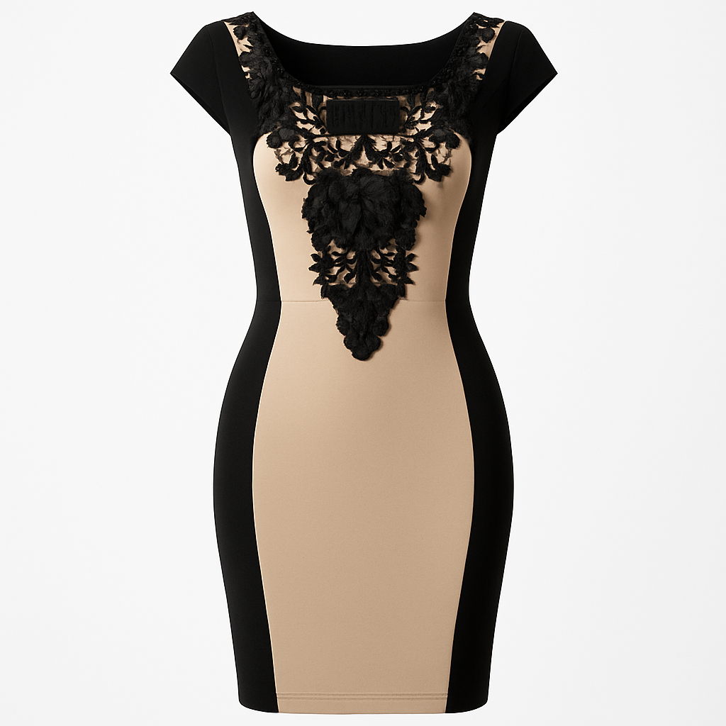 Evening Dress - Elegant Cocktail Nightwear for Evening