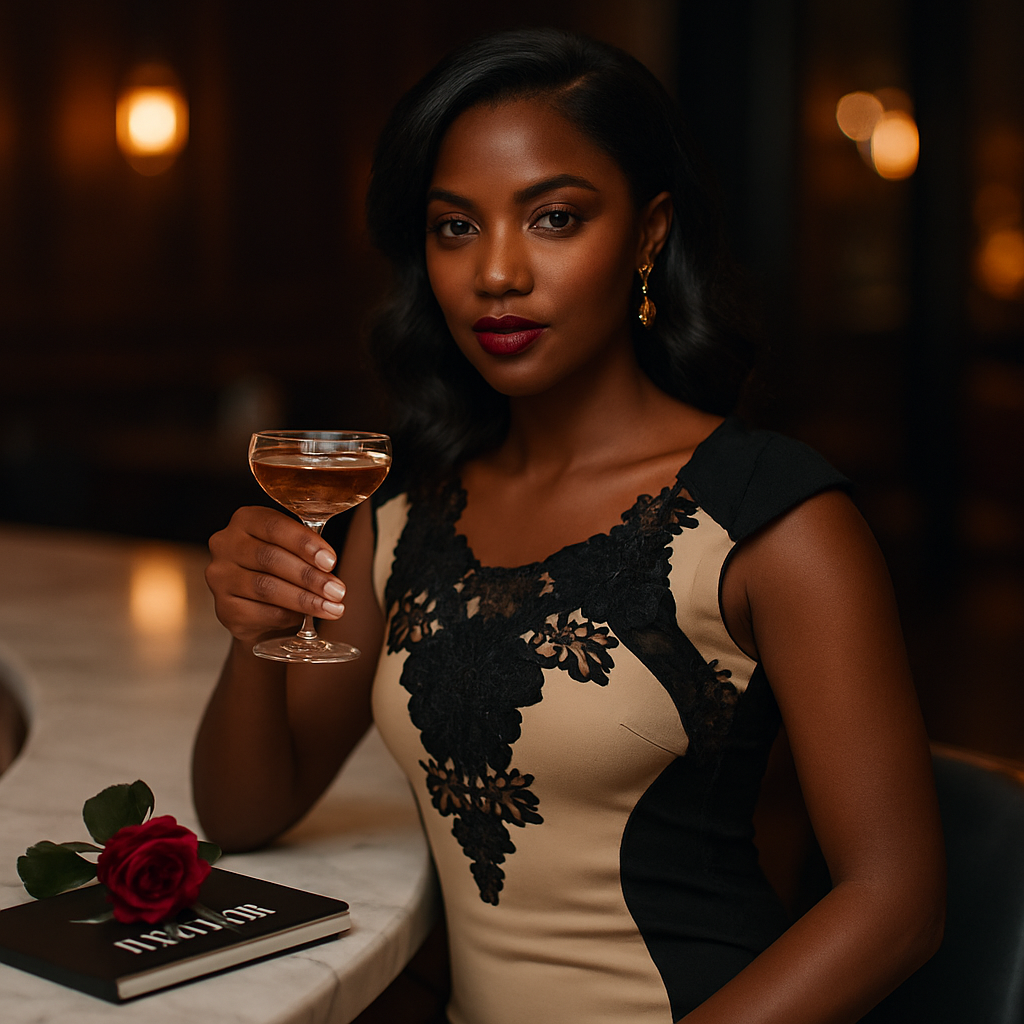 Evening Dress - Elegant Cocktail Nightwear for Evening