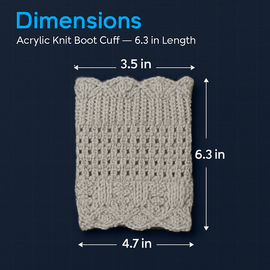 Women Winter Crochet Knit Leg Warmers