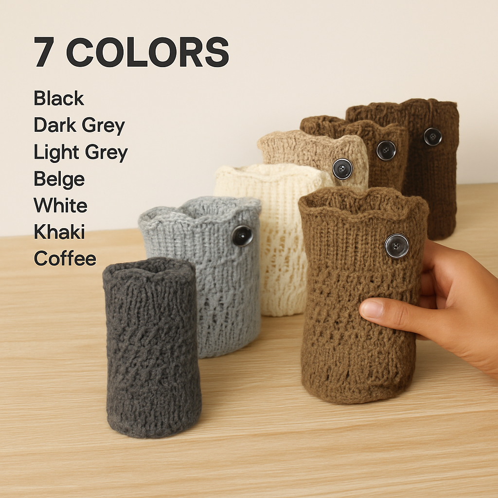 Women Winter Crochet Knit Leg Warmers