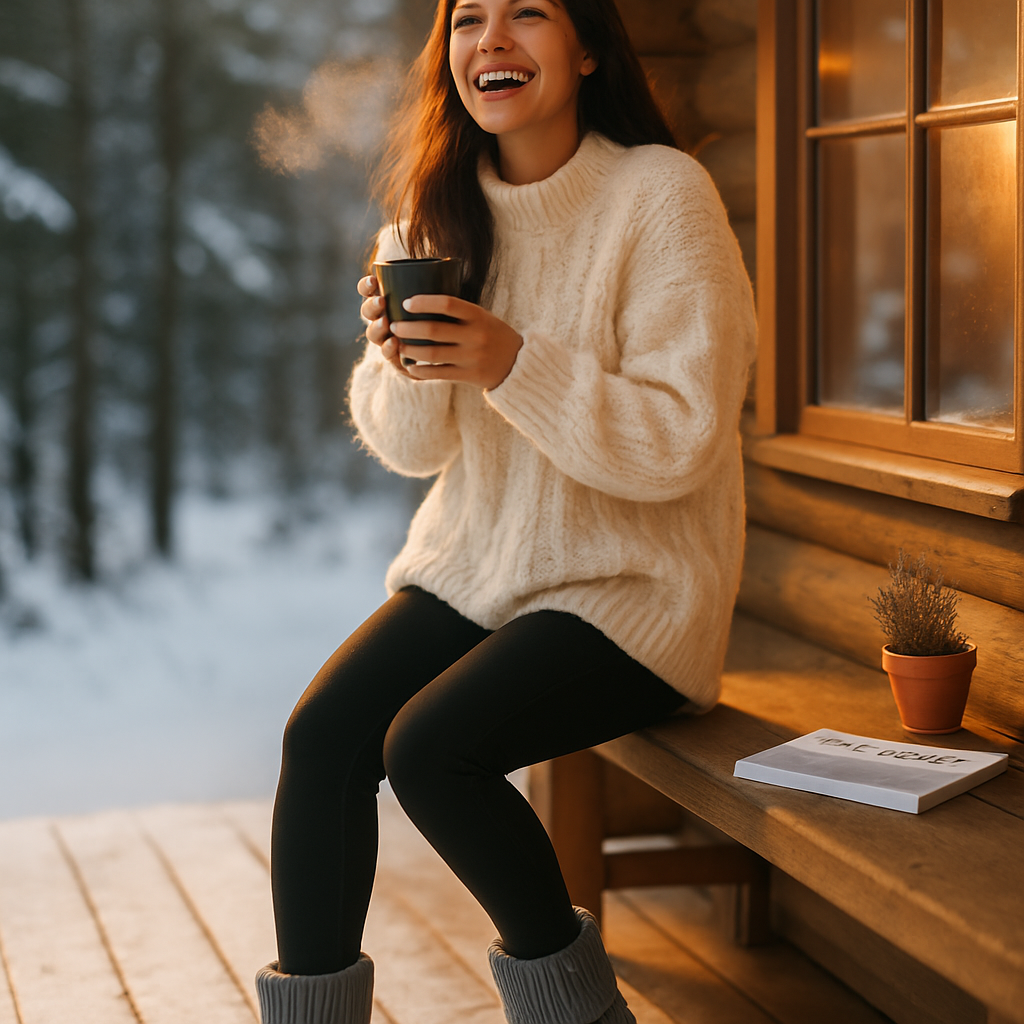 Women Snow Boots Suede Mid-Calf with Knit Lining