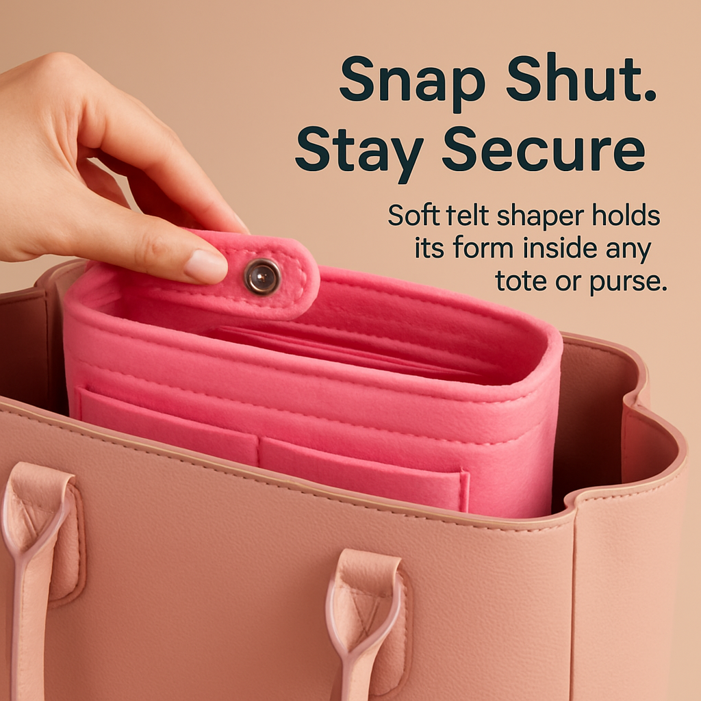 Felt Handbag Insert Organizer for Purses and Totes