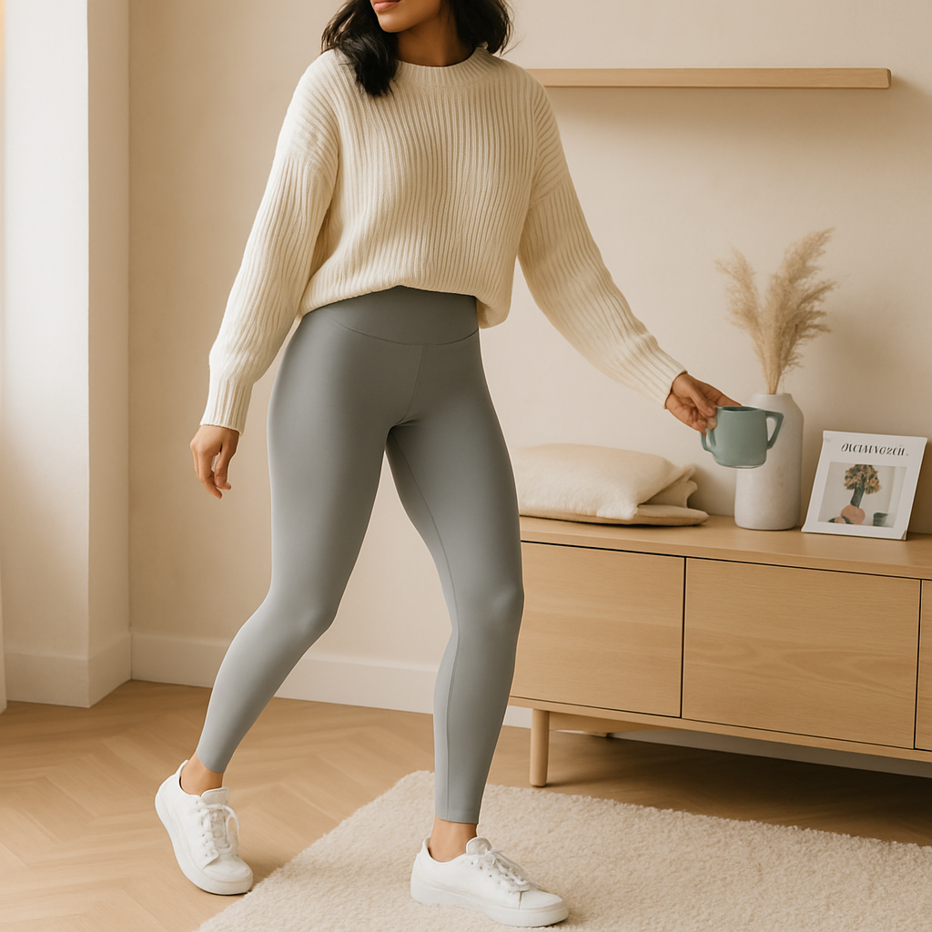 Women's High Waist Leggings with Tummy Control