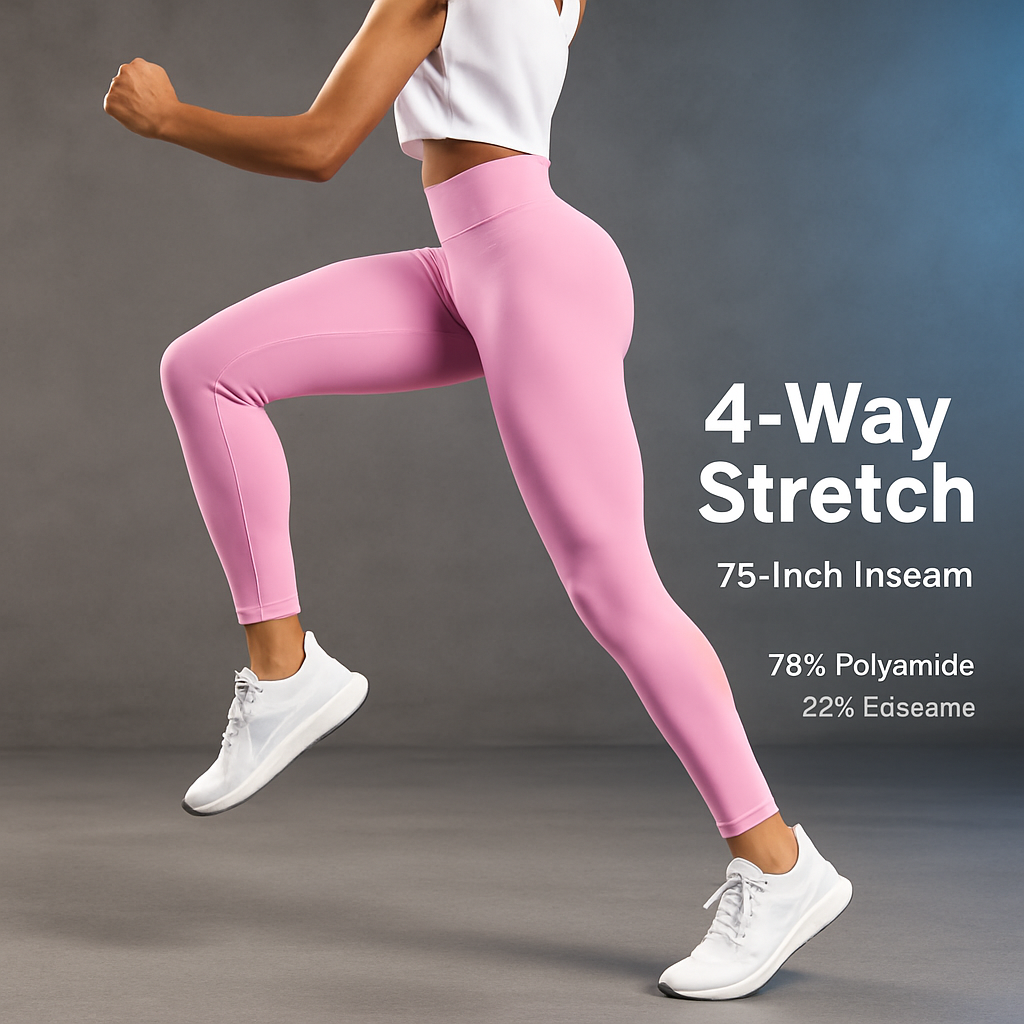 Women's High Waist Leggings with Tummy Control
