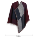 Winter Warm Scarf - Cozy Knit Shawl, Wrap & Blanket