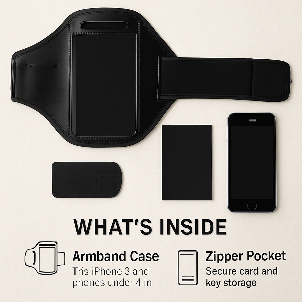 Phone Armband Case Adjustable Sweat-Resistant for Running