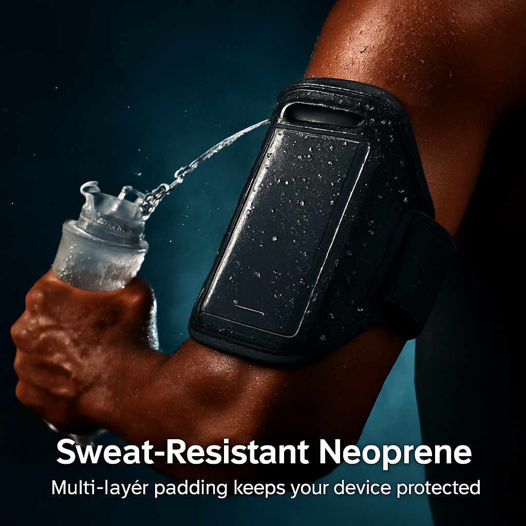 Phone Armband Case Adjustable Sweat-Resistant for Running