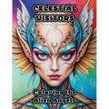 Celestial Visitors: Coloring the Alien Angels - Paperback