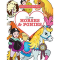 I Love Horses & Ponies ( Crazy Colouring For Kids) - Paperback