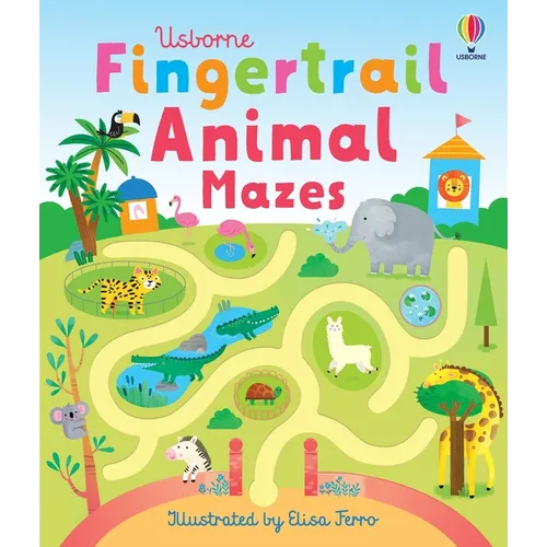 Fingertrail Animal Mazes - Board Book