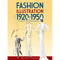 Fashion Illustration 1920-1950: Techniques and Examples - Paperback