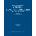 Clarinet Concerto No.2, Op.5: Study score - Paperback
