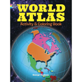 World Atlas Activity and Coloring Book - Hardcover