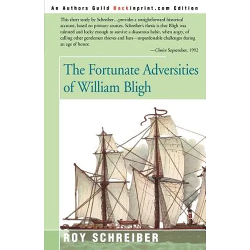The Fortunate Adversities of William Bligh - Paperback