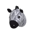 NoJo Zebra Head Printed Wall Decor  - Black/White/Grey