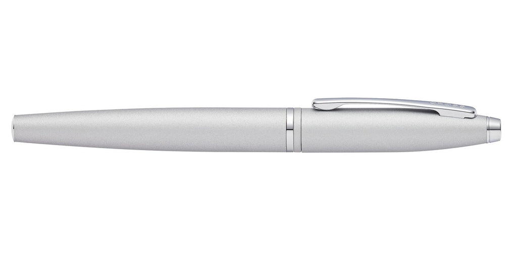 Calais™ Satin Chrome Stainless Steel Fine Nib Fountain Pen