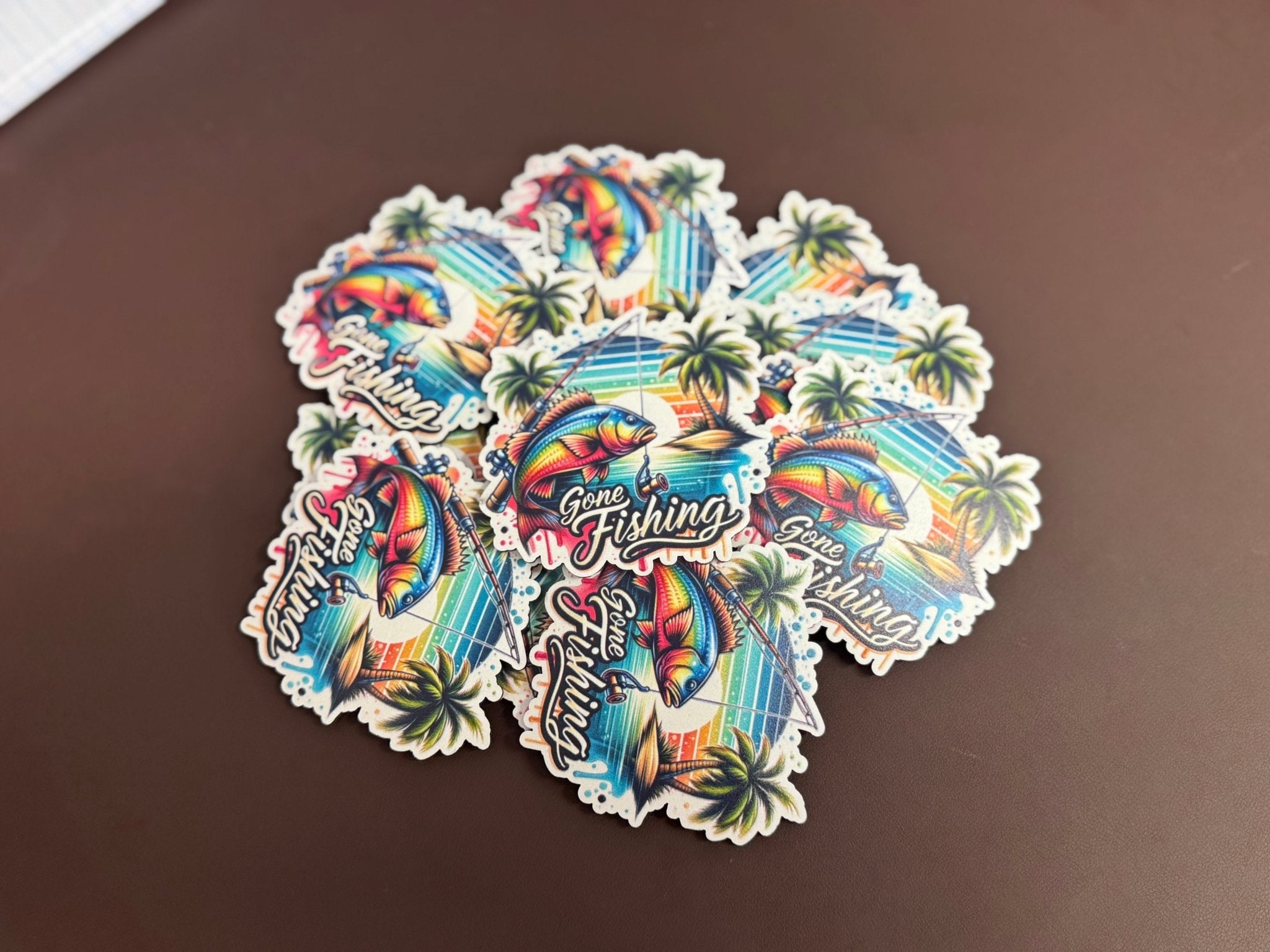 Gone Fishing 1 UV Printed Patches
