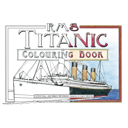 RMS Titanic Colouring Book - Paperback