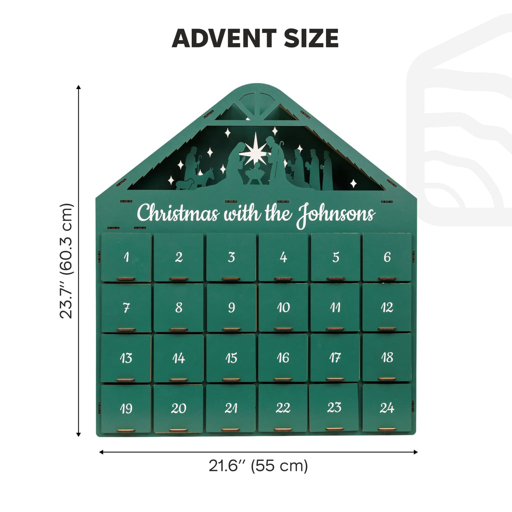 Christmas Advent Calendar - Green