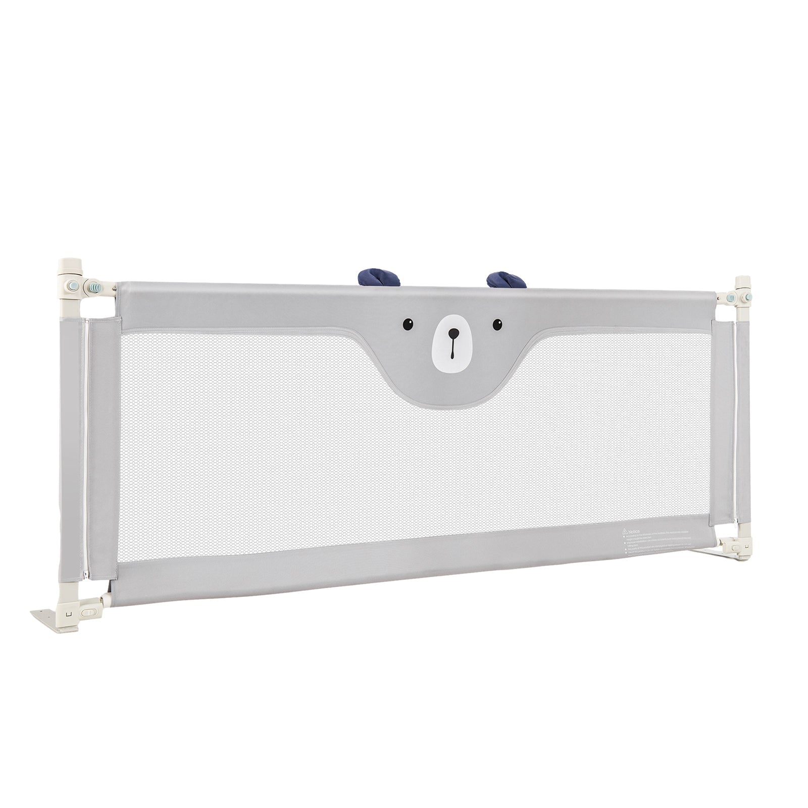 Vertical Lifting Baby Bed Rail with Double Safety Lock