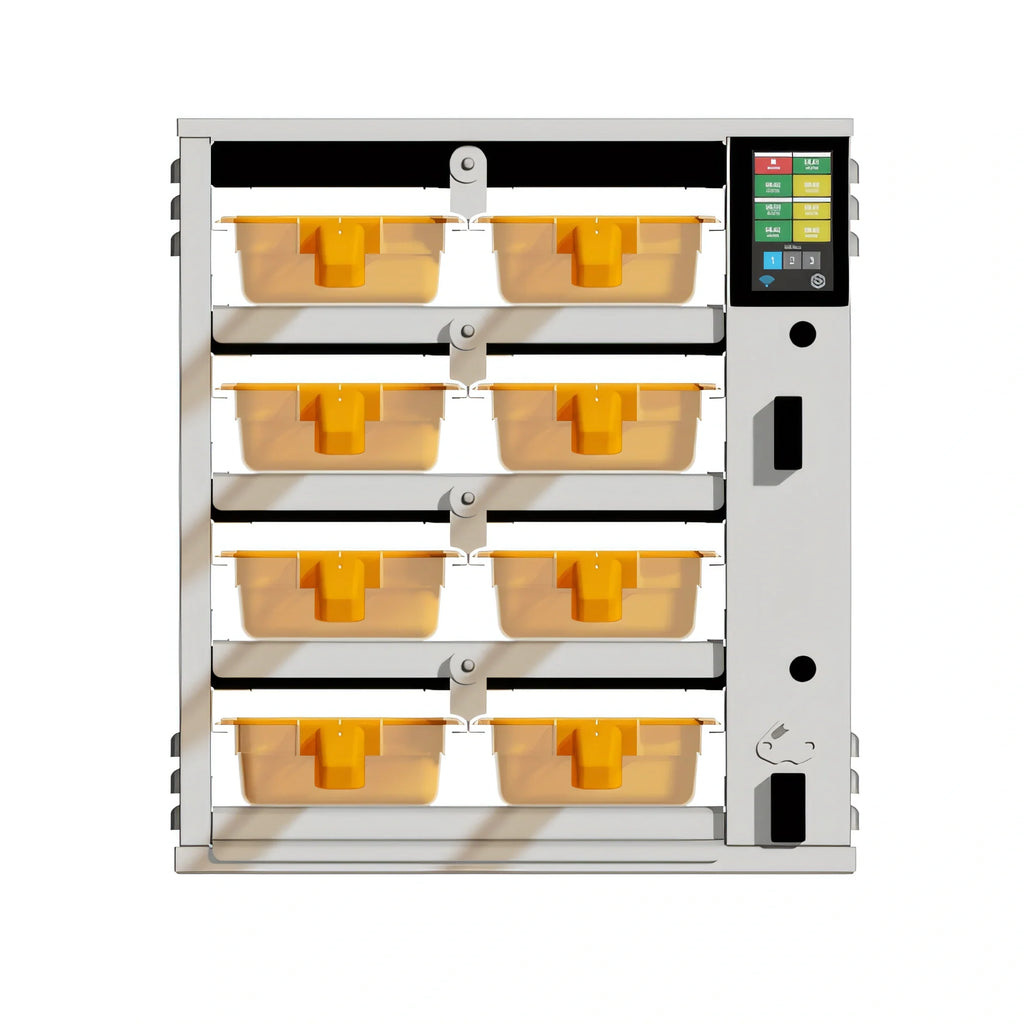 Duke ReadyFlex™ RFHU-42 8-Compartment Countertop Hot Holding Cabinet with Touchscreen Controls and Independent Zoned Heat