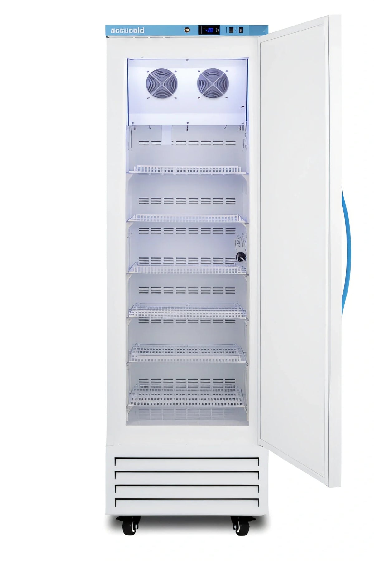 Summit Commercial Accucold® AFS14PV Upright Vaccine All-Freezer, 9.53 Cu. Ft., White, Self-Contained Bottom-Mount