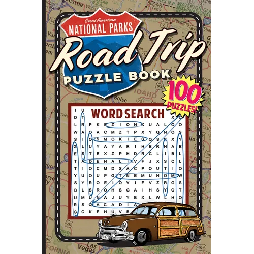 Great American National Parks Road Trip Puzzle Book - Paperback