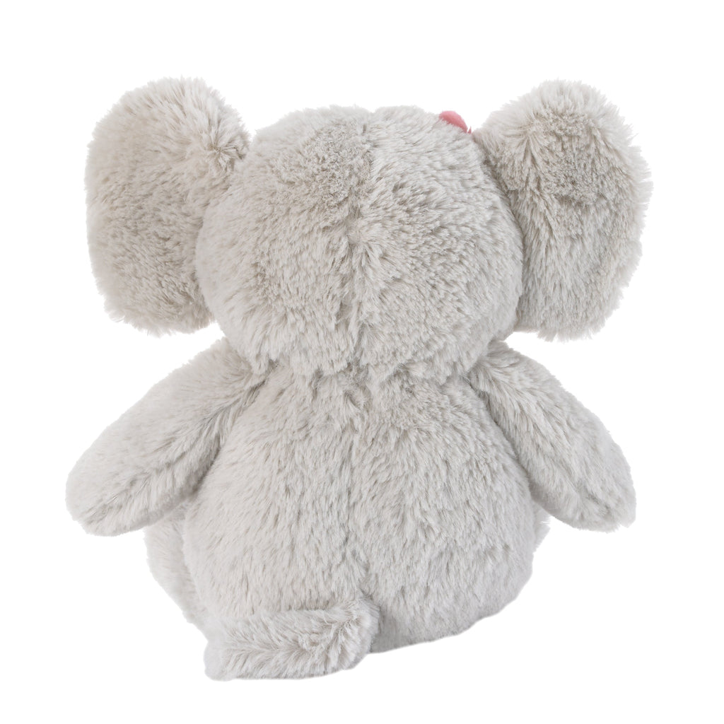 Floral Elephant Gray Plush Stuffed Animal