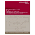 Teaching Adolescents To Become Learners The Role of Noncognitive Factors in Shaping School Performance: A Critical Literature Review - Paperback