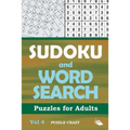 Sudoku and Word Search Puzzles for Adults Vol 4 - Paperback