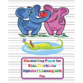 Handwriting Paper for Kids: Practicular Alphabet Learning with fun.: Cursive Writing Books and Practice Paper:3-Line and Checkered Writing Sheets( - Paperback