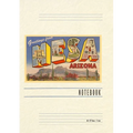 Vintage Lined Notebook Greetings from Mesa - Paperback